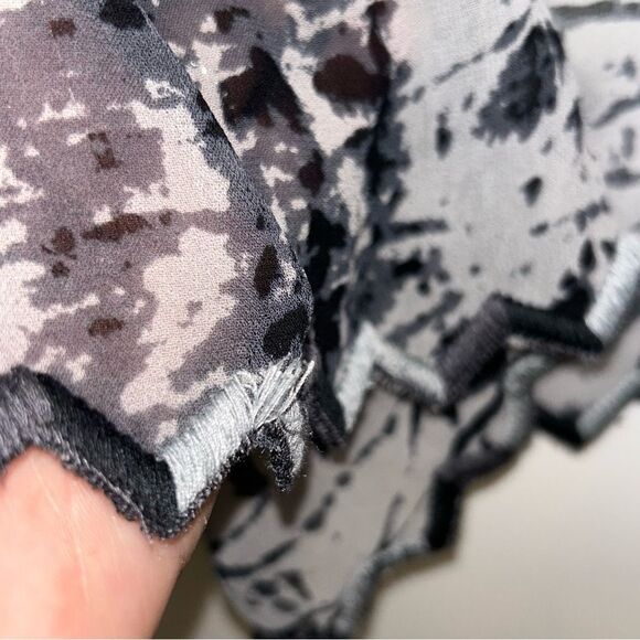 Soft Surroundings Tie Dye Mix Print Open Front Kimono Shawl Top - Picture 9 of 11